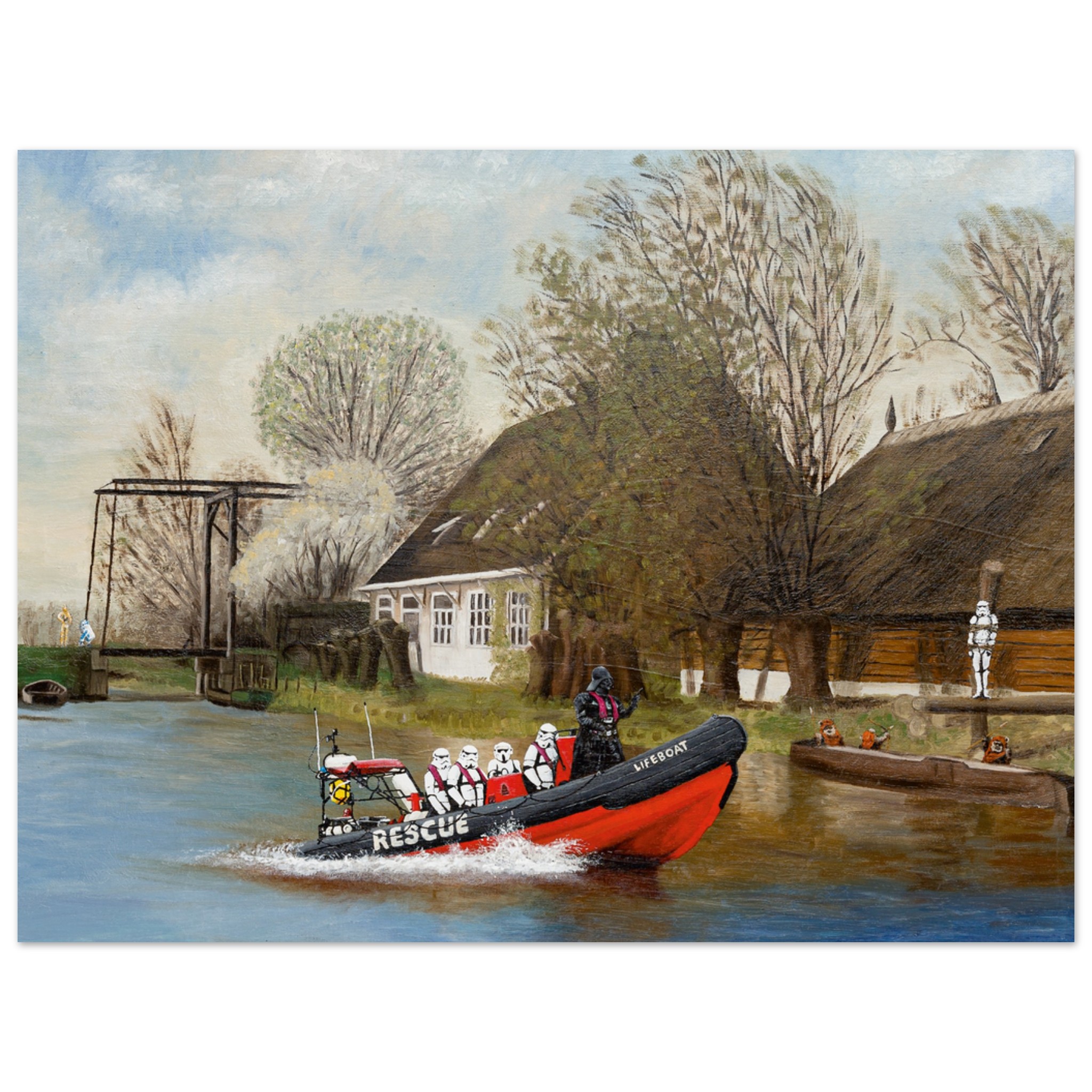 Rescue Boat - 30x40cm classic semi-glossy print